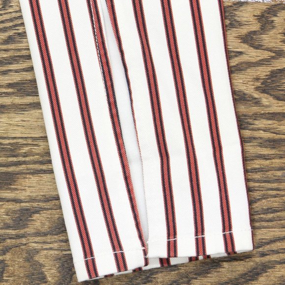 NWT WeWoreWhat Women's Stiletto Stripe High Waist Skinny Jeans 25 Ivory Rocker - Picture 4 of 7